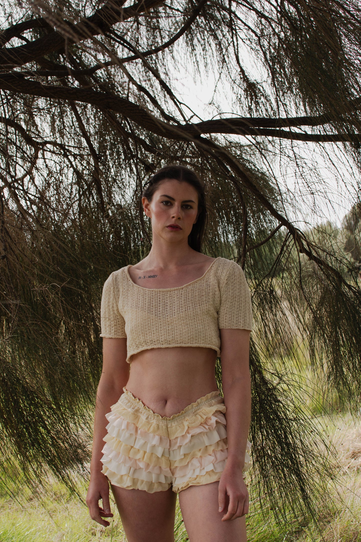 Frilly Silk Bloomers