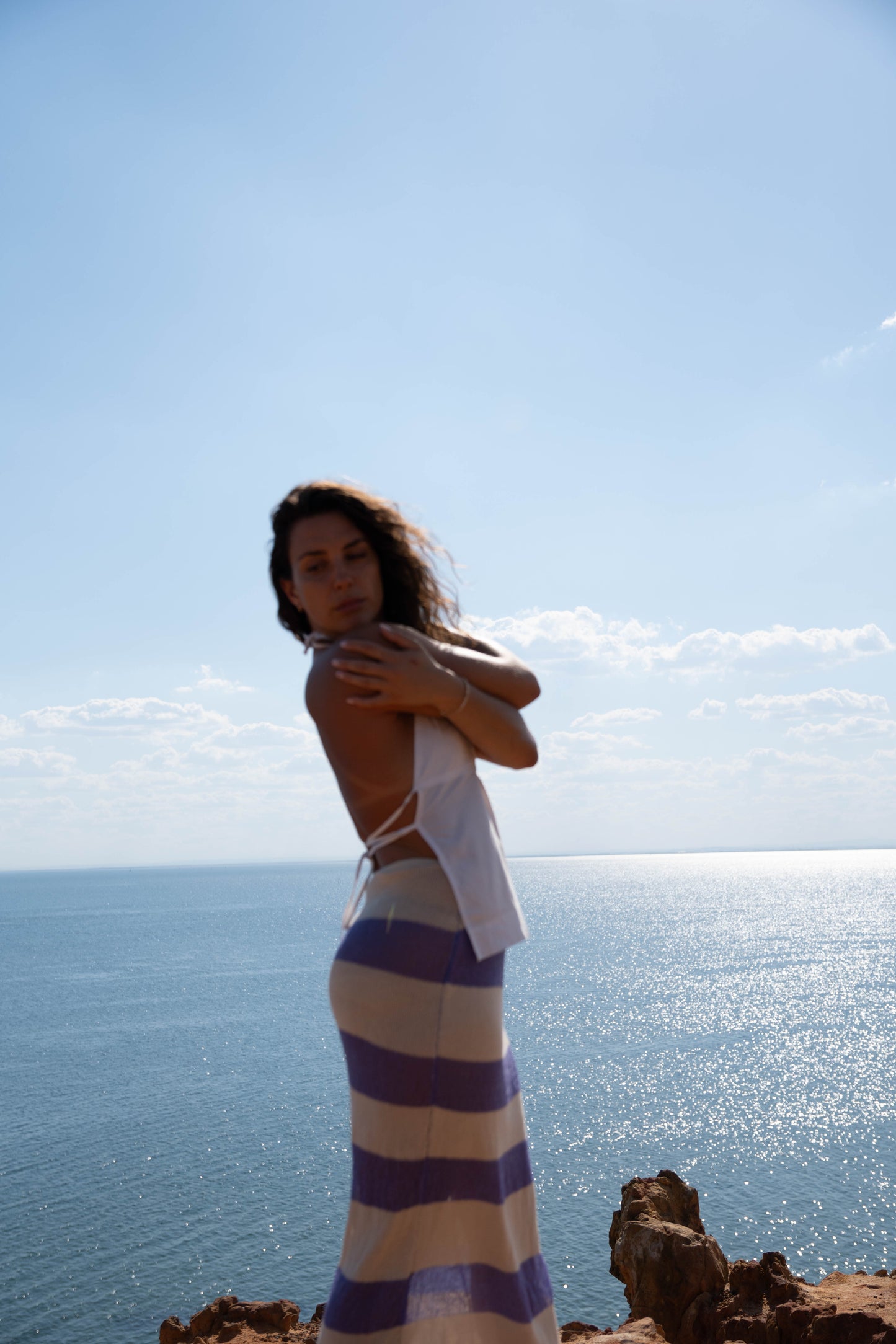 Linen Halter Neck Top