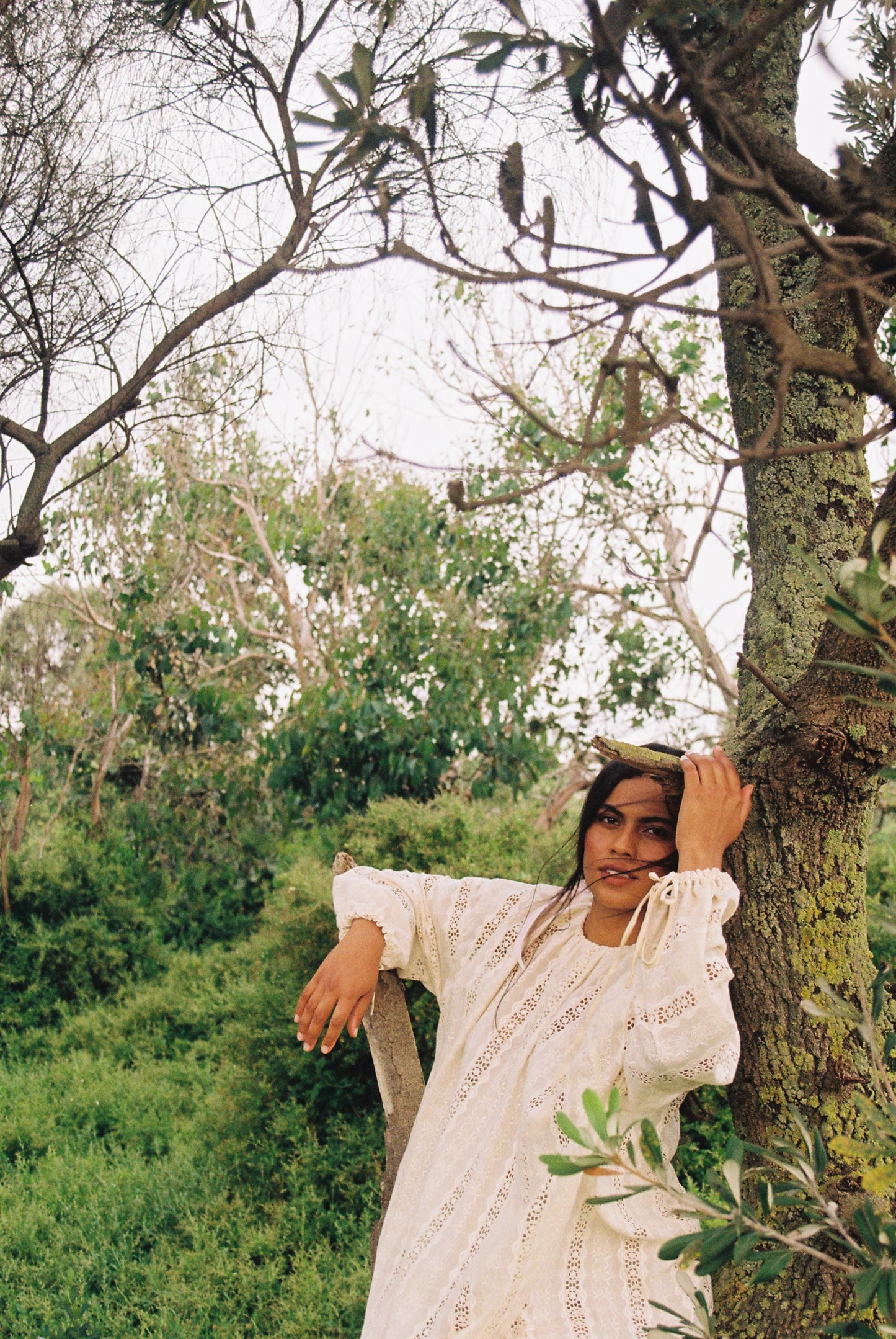 Broderie Anglaise Dress Cream