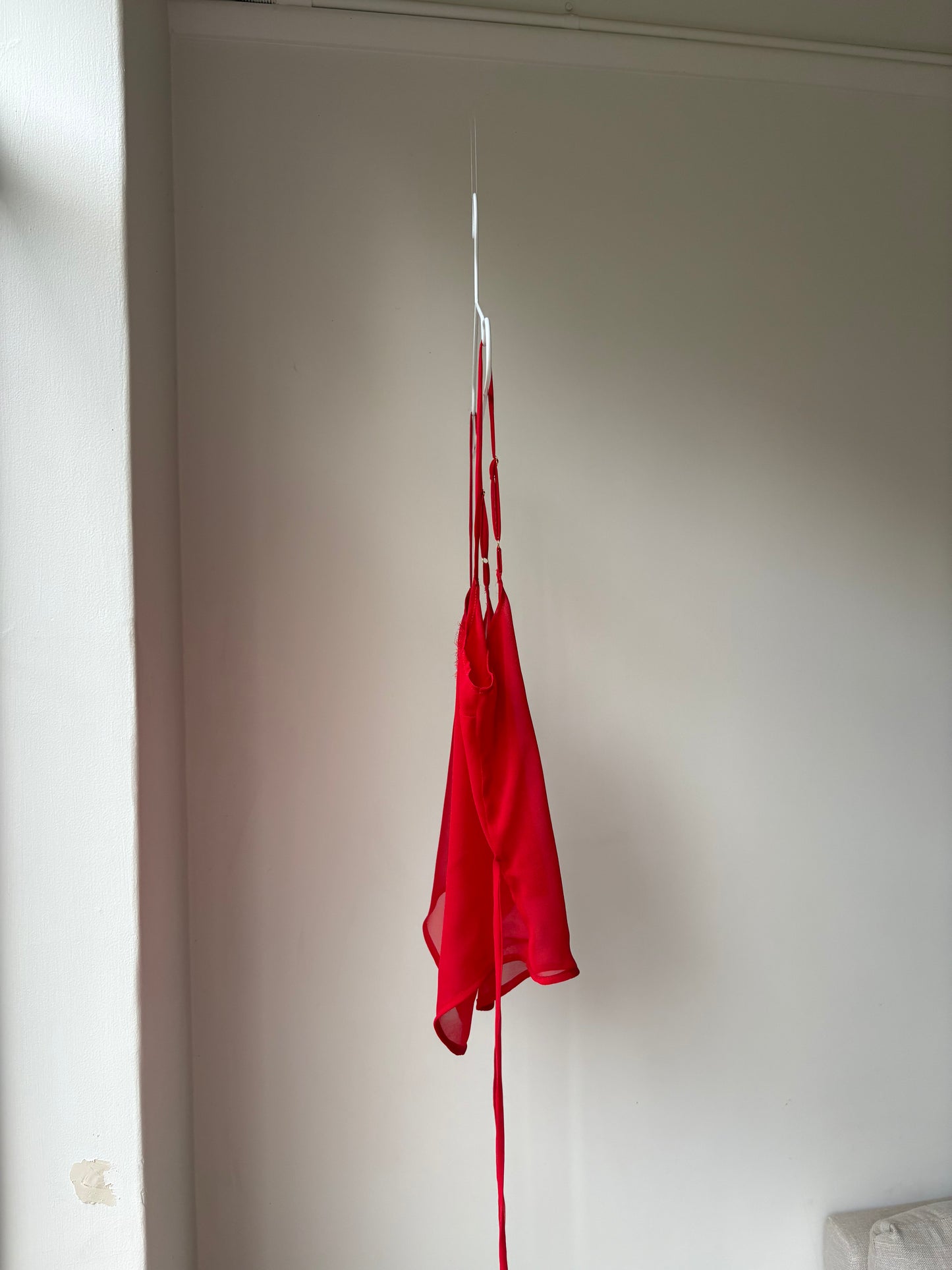 Silk Top Red Rose
